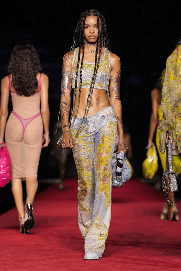 Diesel Spring Summer 2024 Milan Fashion Week denim menswear womenswear Glenn Martens runway