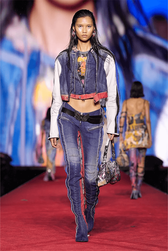 Diesel Spring Summer 2024 Milan Fashion Week denim menswear womenswear Glenn Martens runway
