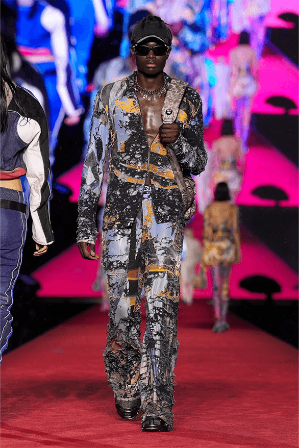 Diesel Spring Summer 2024 Milan Fashion Week denim menswear womenswear Glenn Martens runway