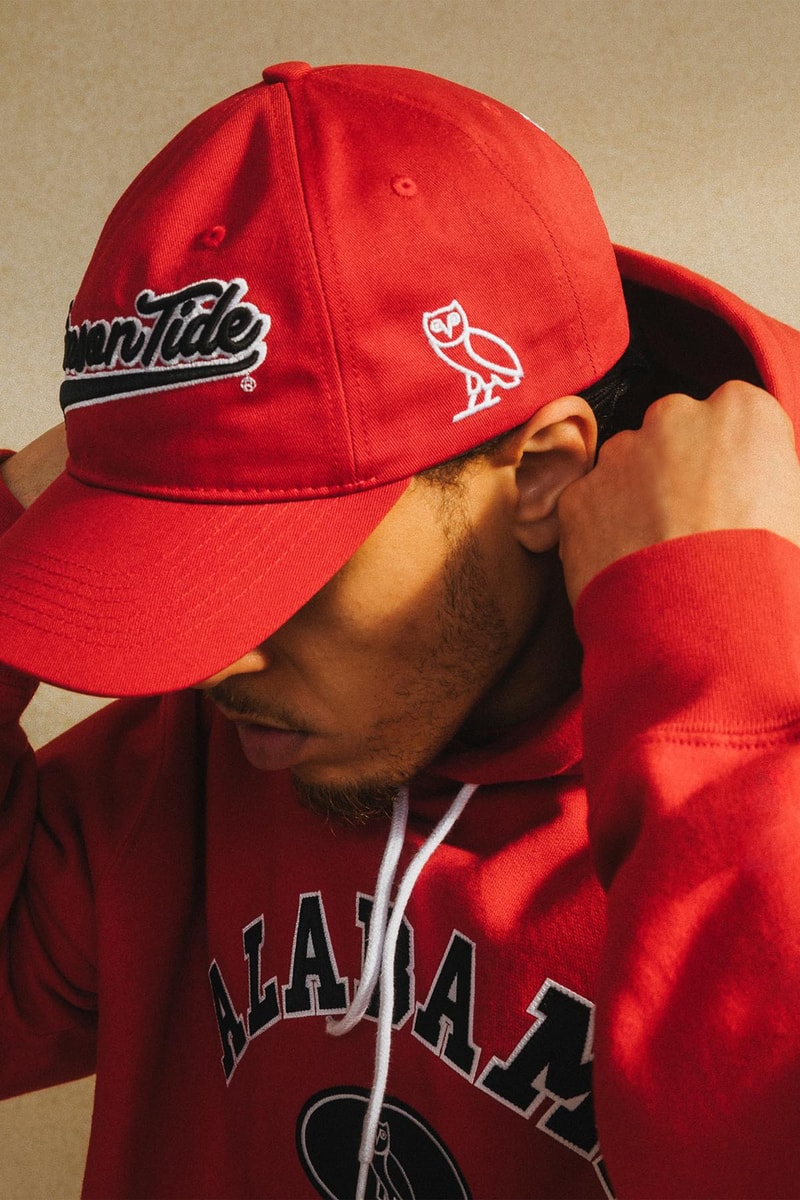Drake's OVO Partners With NCAA Colleges for New Limited Edition Collaboration Kentucky Wildcats, Alabama Crimson Tide, North Carolina Tar Heels, Memphis Tigers, and Texas Longhorns octobers very own university of kentucky