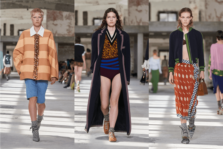 Dries Van Noten SS24 Shines In Mismatched Patterns