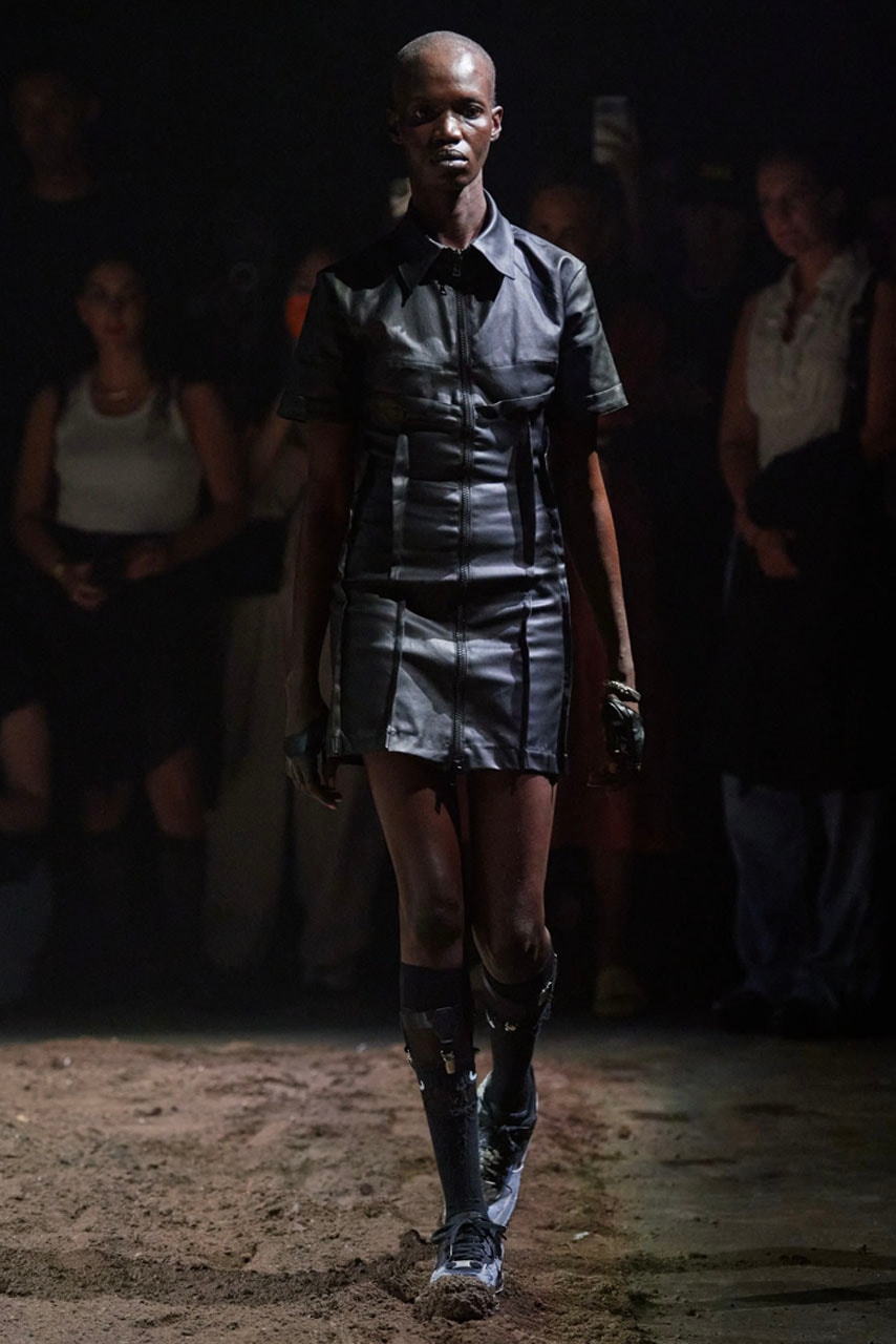 Elena Velez SS24 Explores the Messiness of Womanhood mud runway fashion week new york spring summer collection motherwood woman women female swamp models dirt