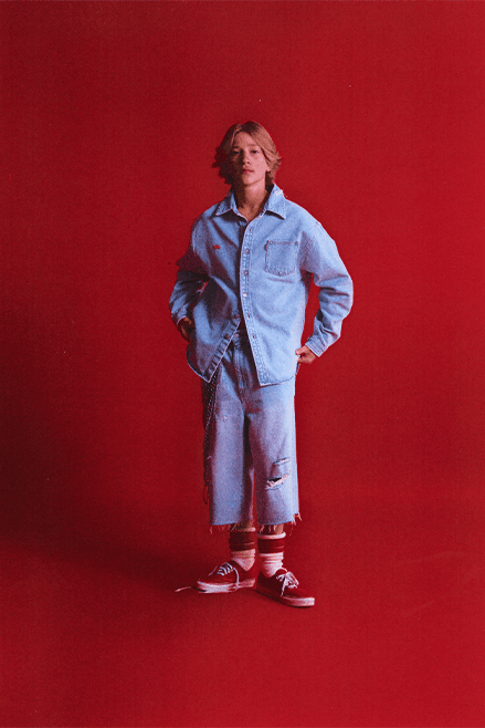 ERL Levi’s Collaboration Interview Feature Eli Russell Linnetz denim 501 jean Venice beach menswear womenswear unisex streetwear