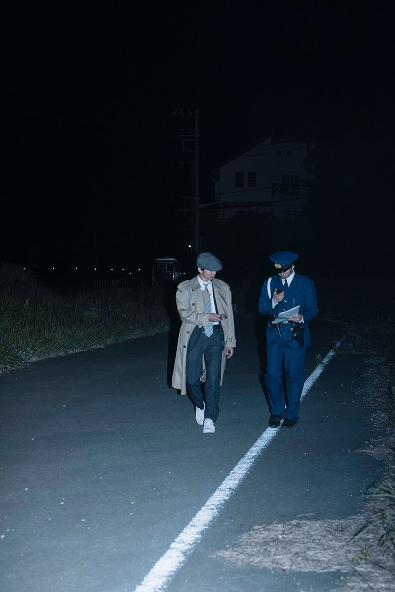 Evisen Skateboards Lookbook Shows Off FW23 Collection in Motion fall winter collection skate streetwear japan japanese tokyo jacket outerwear durable hoodie jacket pants skateboarding