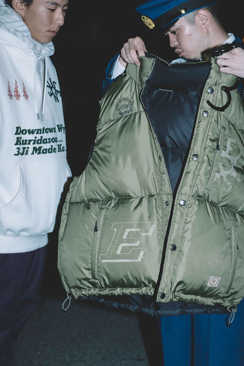 Evisen Skateboards Lookbook Shows Off FW23 Collection in Motion fall winter collection skate streetwear japan japanese tokyo jacket outerwear durable hoodie jacket pants skateboarding 