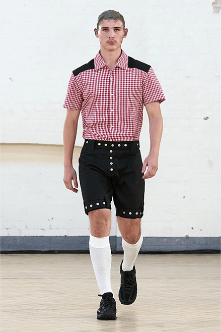 Fashion East Spring Summer 2024 London Fashion Week menswear womenswear runway Olly shinder standing ground Lulu Kennedy Johanna Parv