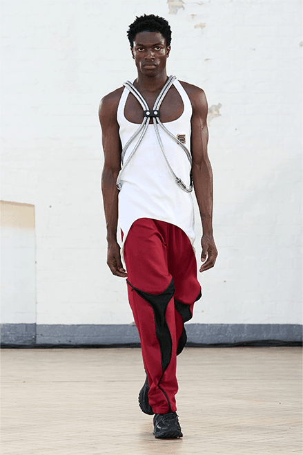 Fashion East Spring Summer 2024 London Fashion Week menswear womenswear runway Olly shinder standing ground Lulu Kennedy Johanna Parv