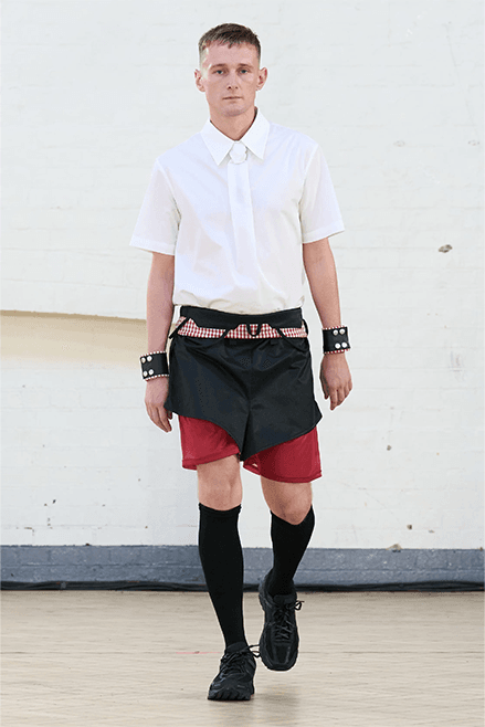 Fashion East Spring Summer 2024 London Fashion Week menswear womenswear runway Olly shinder standing ground Lulu Kennedy Johanna Parv