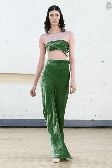 Fashion East Spring Summer 2024 London Fashion Week menswear womenswear runway Olly shinder standing ground Lulu Kennedy Johanna Parv