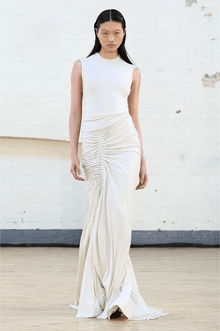 Fashion East Spring Summer 2024 London Fashion Week menswear womenswear runway Olly shinder standing ground Lulu Kennedy Johanna Parv