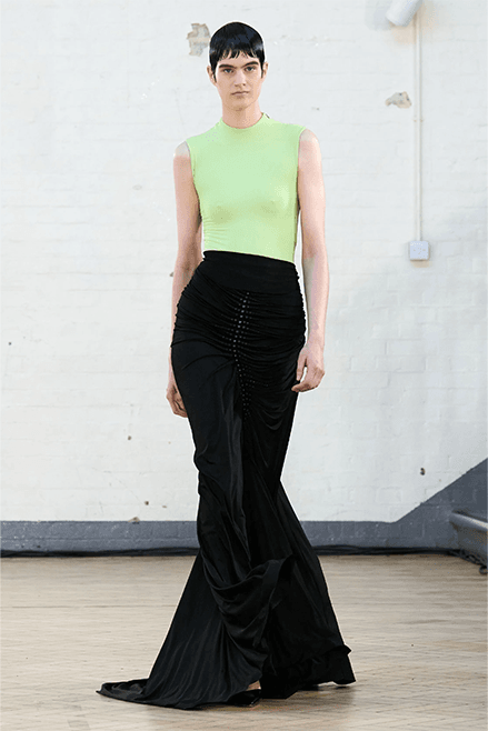 Fashion East Spring Summer 2024 London Fashion Week menswear womenswear runway Olly shinder standing ground Lulu Kennedy Johanna Parv