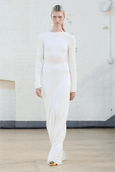 Fashion East Spring Summer 2024 London Fashion Week menswear womenswear runway Olly shinder standing ground Lulu Kennedy Johanna Parv