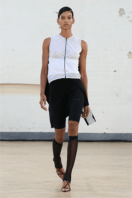 Fashion East Spring Summer 2024 London Fashion Week menswear womenswear runway Olly shinder standing ground Lulu Kennedy Johanna Parv