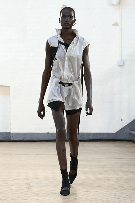 Fashion East Spring Summer 2024 London Fashion Week menswear womenswear runway Olly shinder standing ground Lulu Kennedy Johanna Parv