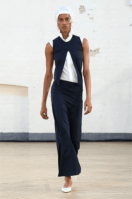 Fashion East Spring Summer 2024 London Fashion Week menswear womenswear runway Olly shinder standing ground Lulu Kennedy Johanna Parv