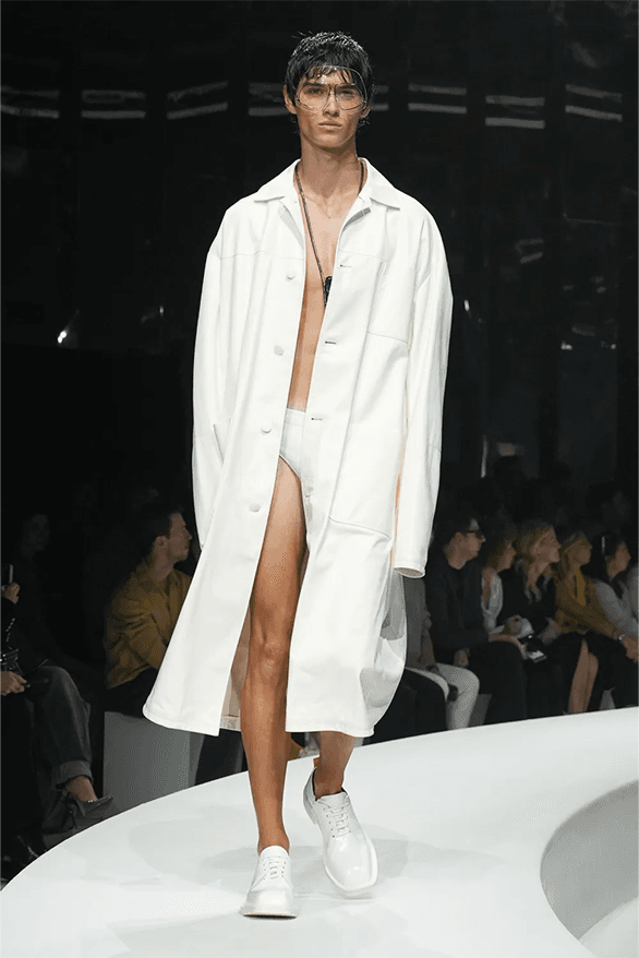 Ferrari Spring Summer 2024 Milan Fashion Week menswear womenswear Rocco Iannone runway