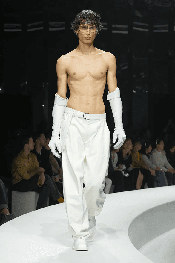 Ferrari Spring Summer 2024 Milan Fashion Week menswear womenswear Rocco Iannone runway