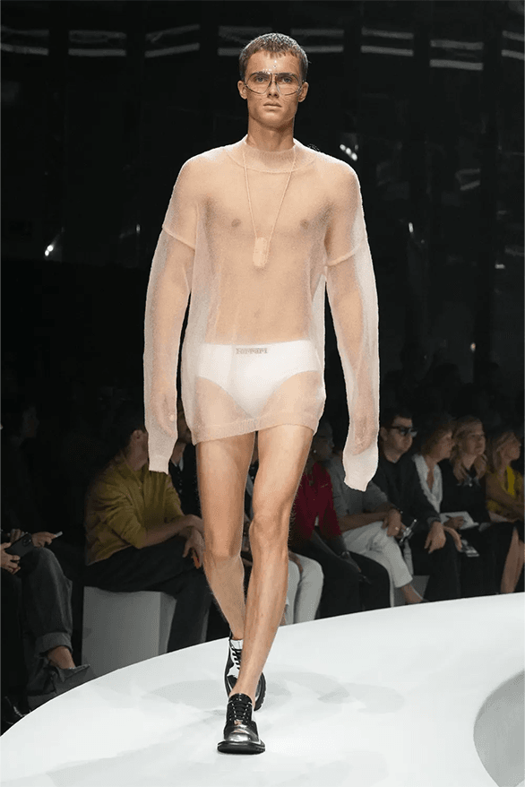 Ferrari Spring Summer 2024 Milan Fashion Week menswear womenswear Rocco Iannone runway