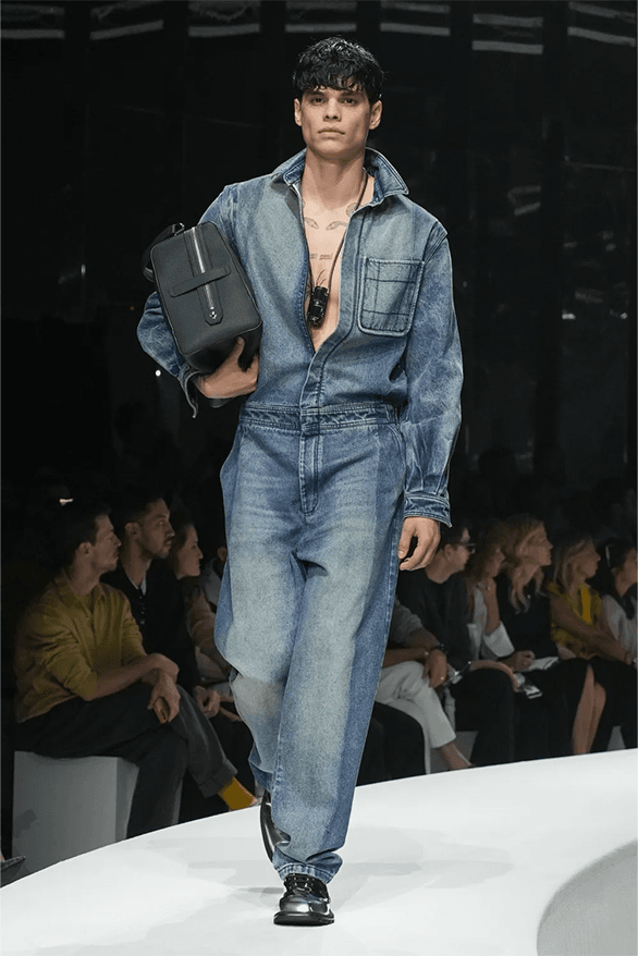 Ferrari Spring Summer 2024 Milan Fashion Week menswear womenswear Rocco Iannone runway
