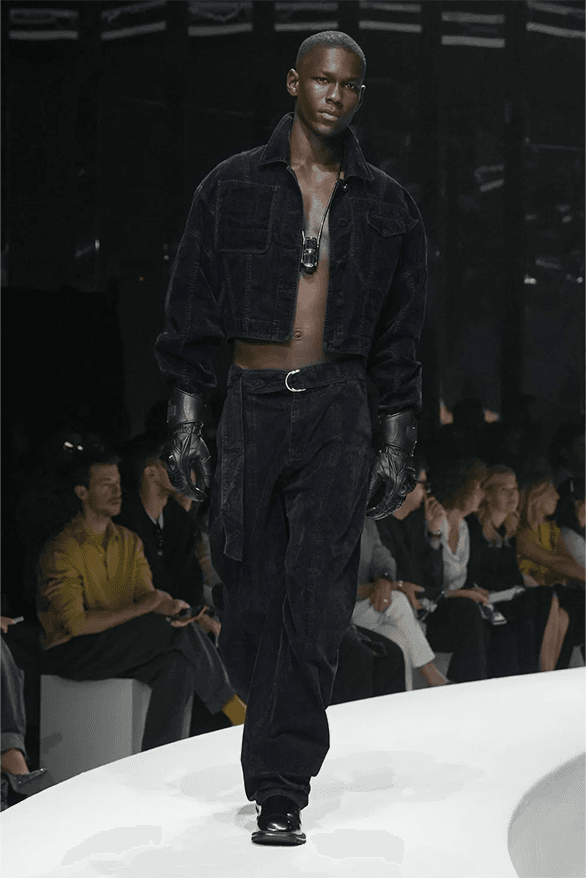 Ferrari Spring Summer 2024 Milan Fashion Week menswear womenswear Rocco Iannone runway