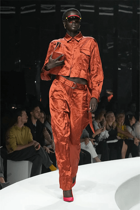Ferrari Spring Summer 2024 Milan Fashion Week menswear womenswear Rocco Iannone runway