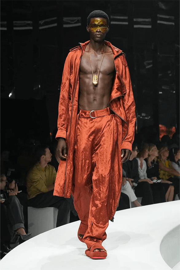 Ferrari Spring Summer 2024 Milan Fashion Week menswear womenswear Rocco Iannone runway