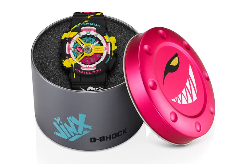 G-SHOCK x League of Legends GA-110LL-1AJR Jinx GM-B2100LL-1AJR Hextech Release Info