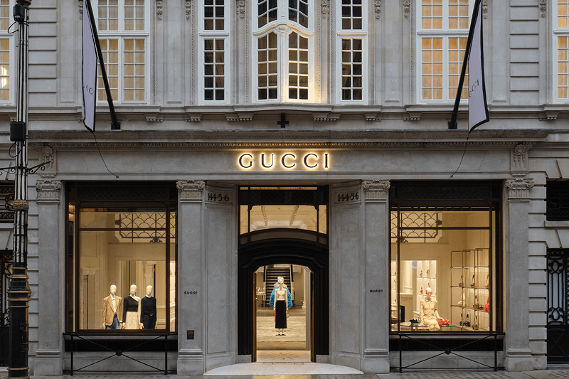 Gucci's Bond Street Boutique Embodies an Elegant Atmosphere