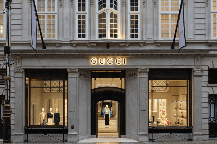 Gucci's Bond Street Boutique Embodies an Elegant Atmosphere