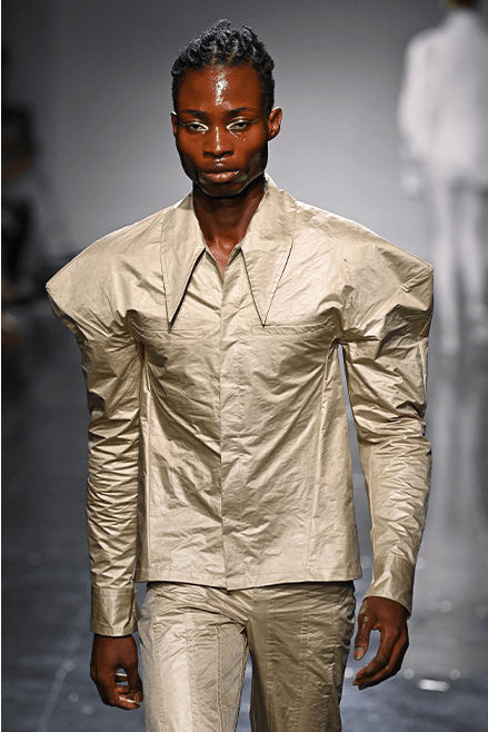 HARRI Spring Summer 2024 London Fashion Week menswear womenswear runway Harikrishnan Keezhathil Surendran Pillai latex sam smith