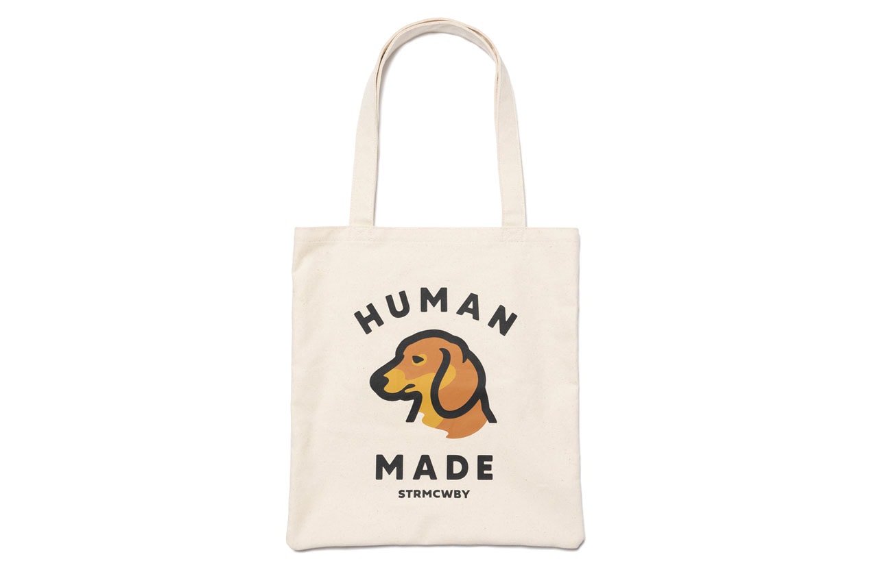 HUMAN MADE's Season 26 FW23 Drop Spotlights Dachshunds and Denim accessories hoodie long sleeve outerwear t shirt top pants jeans graphic dachsund dog animal wallet bag tote mug