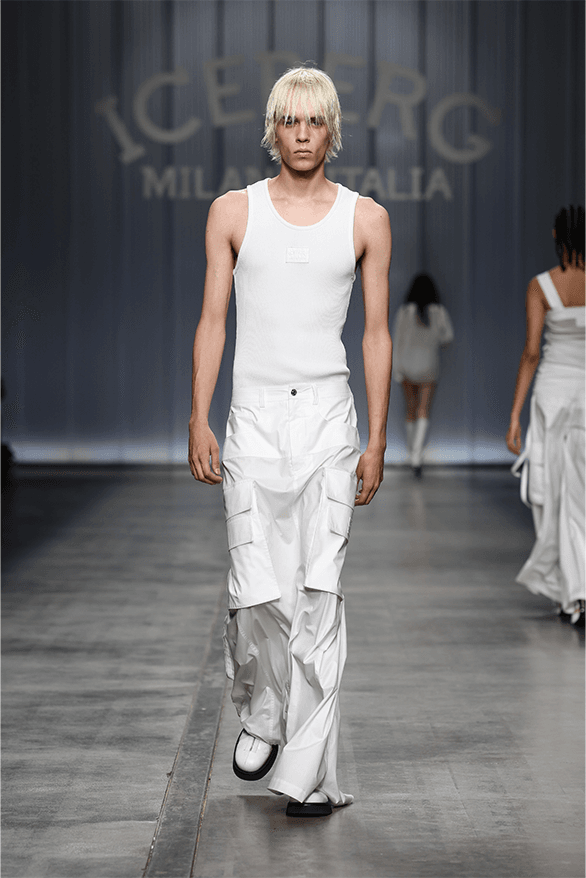 Iceberg Spring Summer 2024 Milan Fashion Week menswear womenswear James Long runway