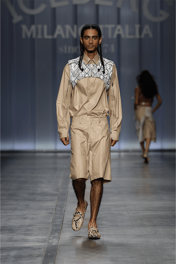 Iceberg Spring Summer 2024 Milan Fashion Week menswear womenswear James Long runway