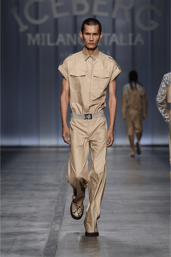 Iceberg Spring Summer 2024 Milan Fashion Week menswear womenswear James Long runway