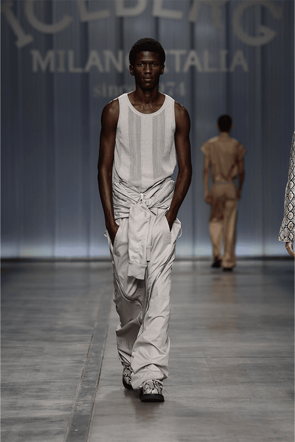 Iceberg Spring Summer 2024 Milan Fashion Week menswear womenswear James Long runway