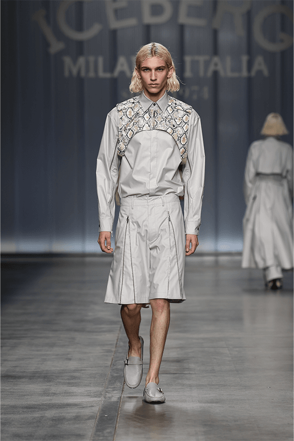 Iceberg Spring Summer 2024 Milan Fashion Week menswear womenswear James Long runway