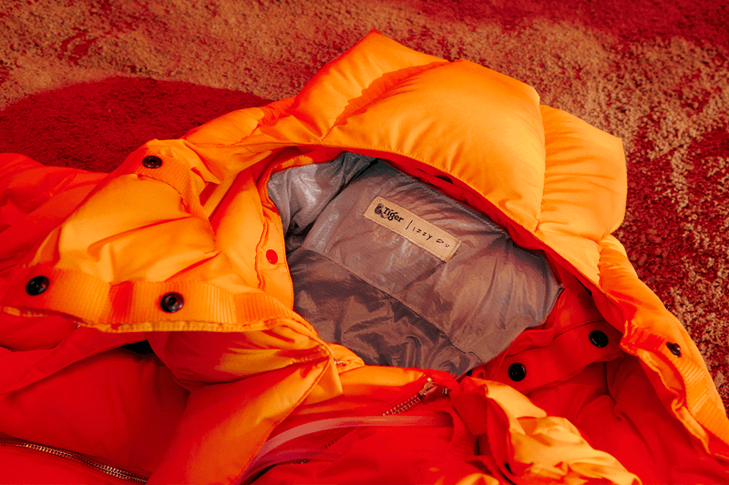 IZZY DU Tiger Beer Summer Puffer Collaboration Interview London uk designer central saint martins Paris fashion week spring summer 2024