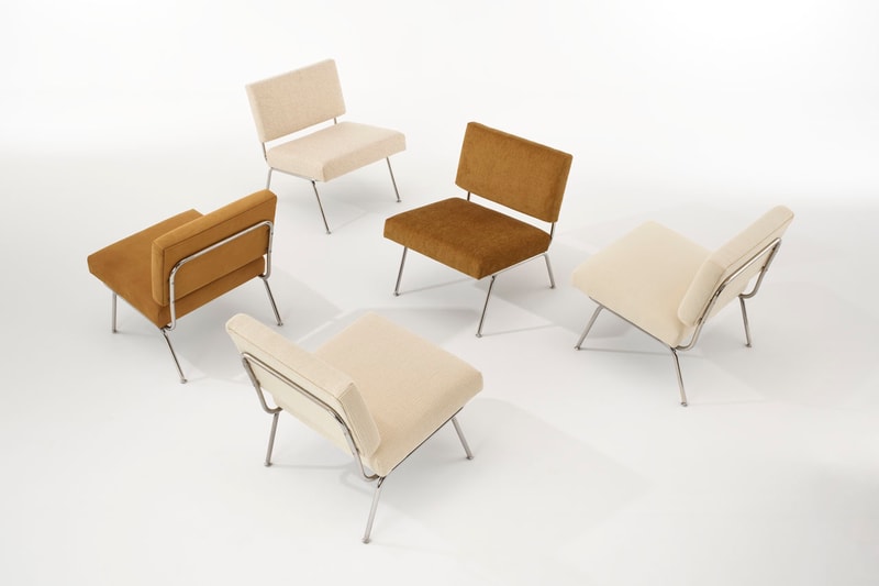 Knoll Revives Two Archival Florence Knoll Models model chair sofa lounge home commercial residential architect design interior furniture bed textile archive reissue reimagine