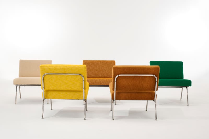 Knoll Revives Two Archival Florence Knoll Models model chair sofa lounge home commercial residential architect design interior furniture bed textile archive reissue reimagine 