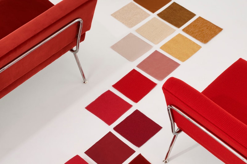 Knoll Revives Two Archival Florence Knoll Models model chair sofa lounge home commercial residential architect design interior furniture bed textile archive reissue reimagine