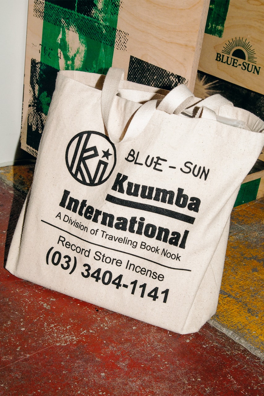 kuumba international incense company japan blue sun record store brooklyn champion hoodie t shirt shorts tote bag incense official release date info photos price store list buying guide