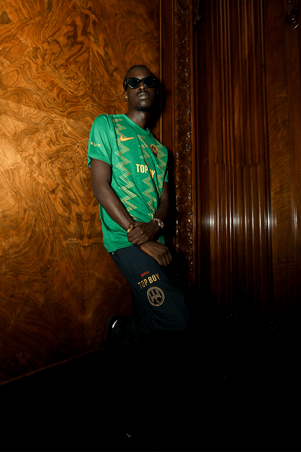 LABRUM Netflix Top Boy Hackney Wick FC Collaboration unknown t backstage exclusive spring summer 2024 London fashion week runway