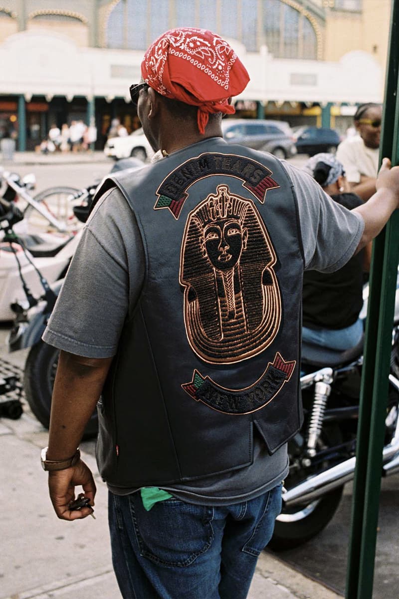 Latest Levi's x Denim Tears Collaboration Pays Homage to the Black Biker Community release info tremaine emory jeans leather jackets motorcycle
