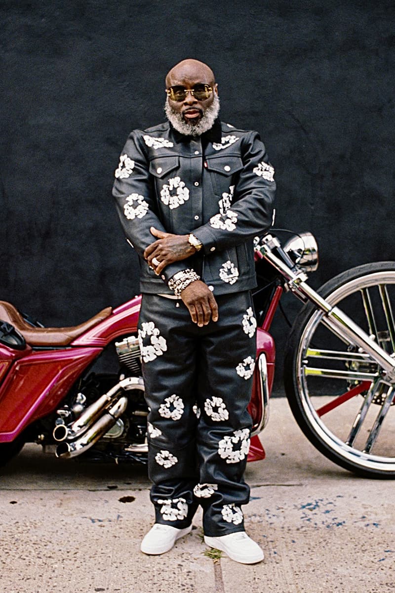 Latest Levi's x Denim Tears Collaboration Pays Homage to the Black Biker Community release info tremaine emory jeans leather jackets motorcycle