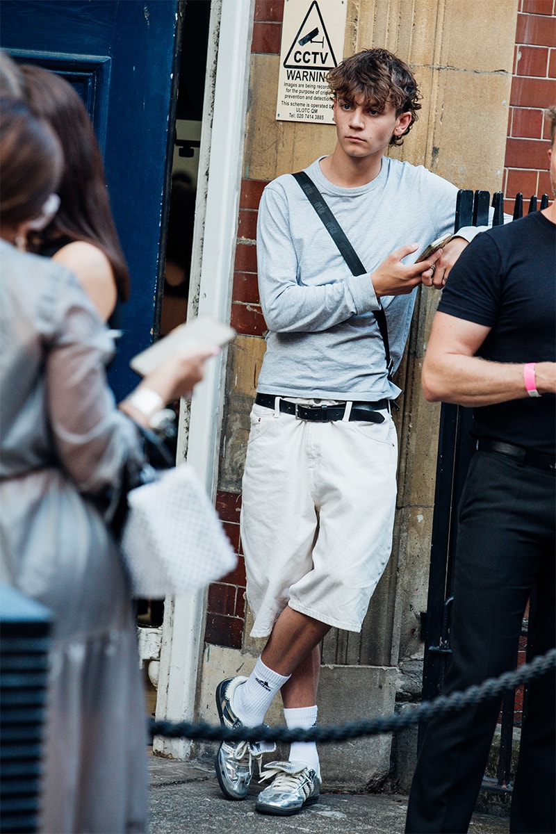 London Fashion Week Street Style SS24 burberry jw anderson mowalola mains skepta burna boy daniel lee