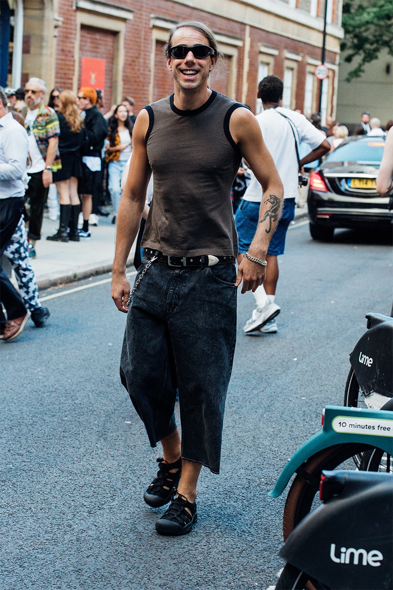 London Fashion Week Street Style SS24 burberry jw anderson mowalola mains skepta burna boy daniel lee