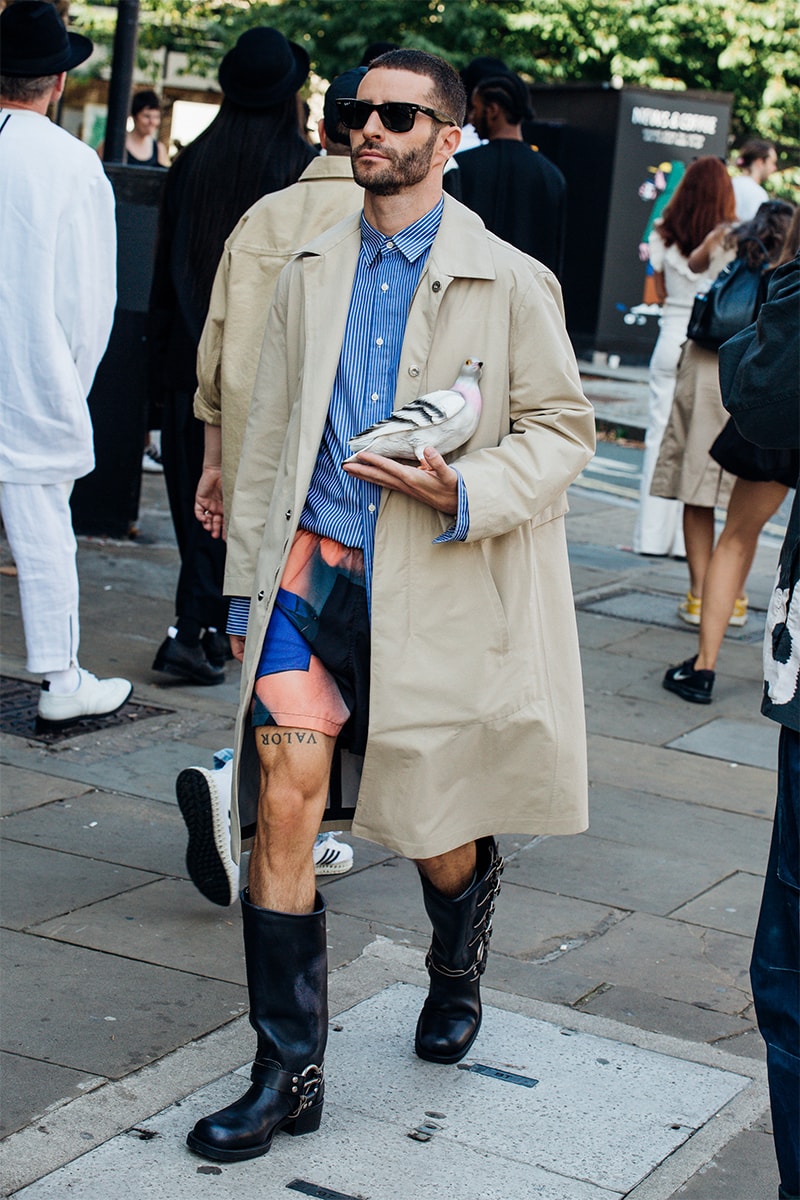 London Fashion Week Street Style SS24 burberry jw anderson mowalola mains skepta burna boy daniel lee