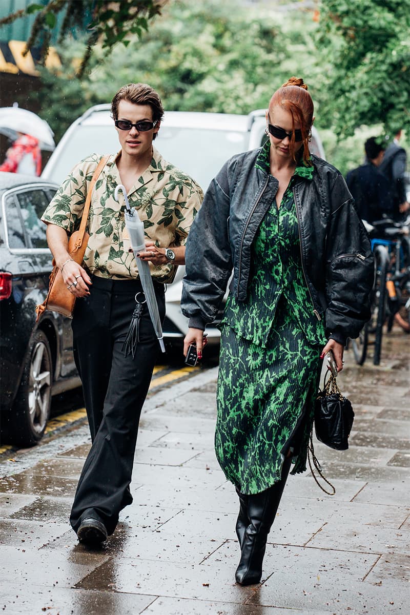 London Fashion Week Street Style SS24 burberry jw anderson mowalola mains skepta burna boy daniel lee