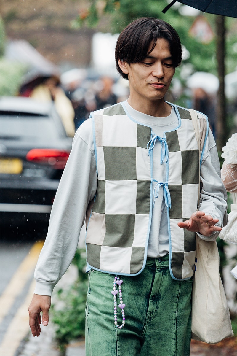 London Fashion Week Street Style SS24 burberry jw anderson mowalola mains skepta burna boy daniel lee