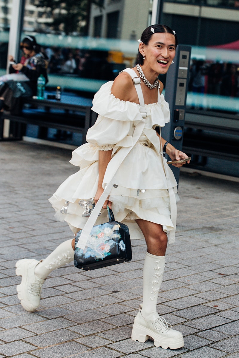 London Fashion Week Street Style SS24 burberry jw anderson mowalola mains skepta burna boy daniel lee